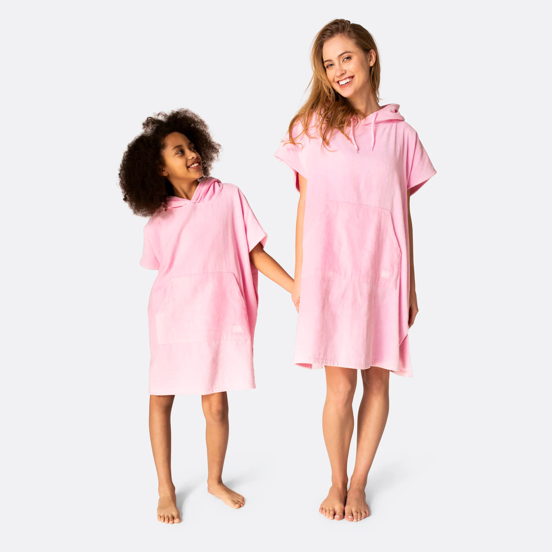 Bubblegum Rosa Badeponcho Barn - Image 3