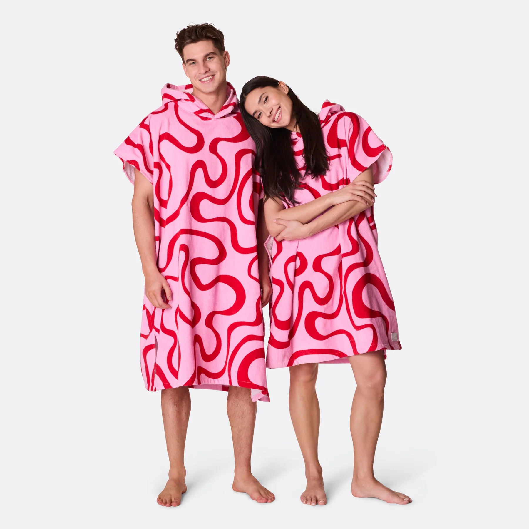Rosa Wavy Badeponcho - Image 3