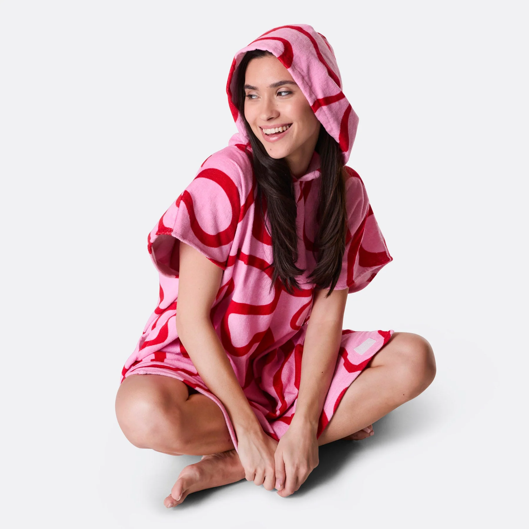 Rosa Wavy Badeponcho - Image 4