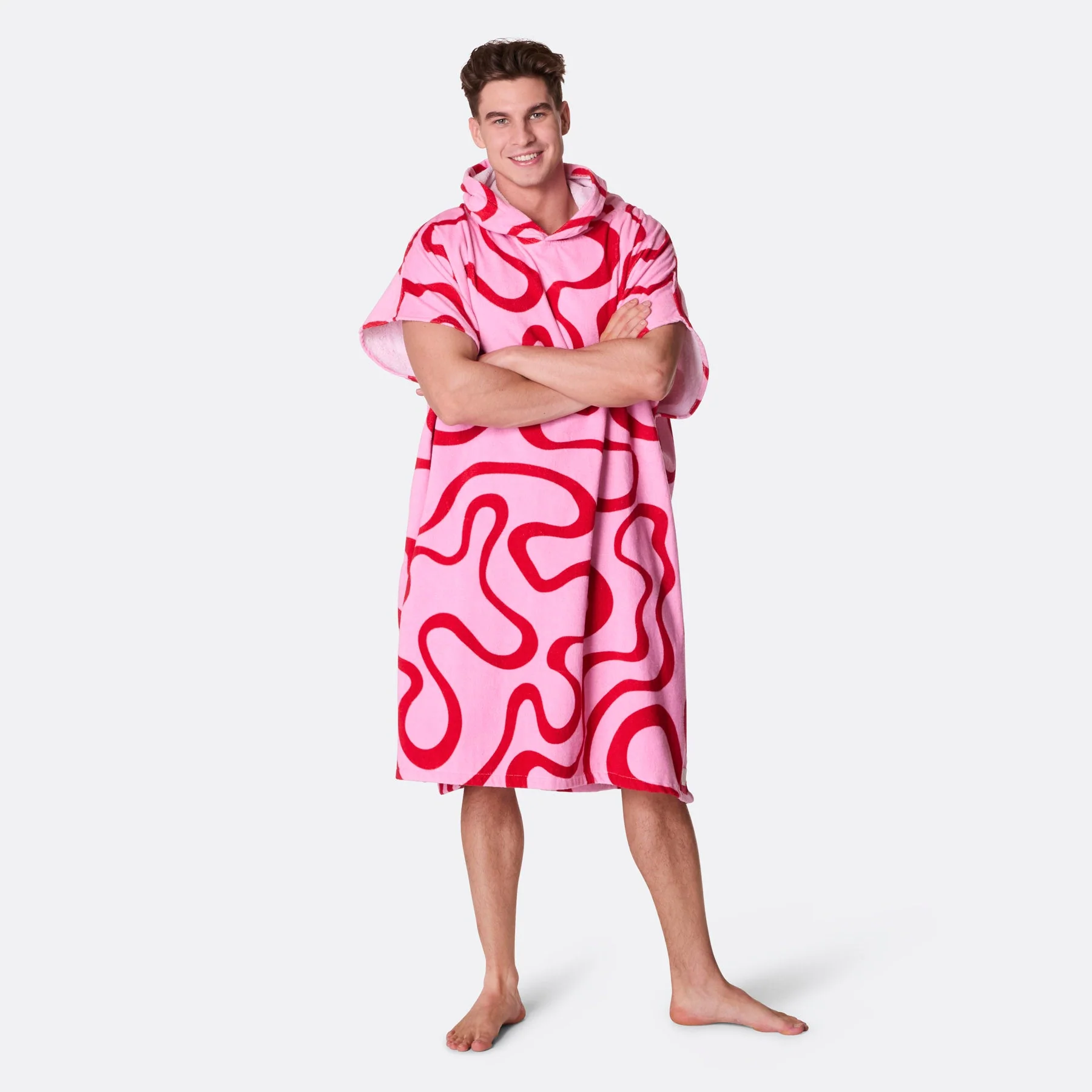 Rosa Wavy Badeponcho - Image 5