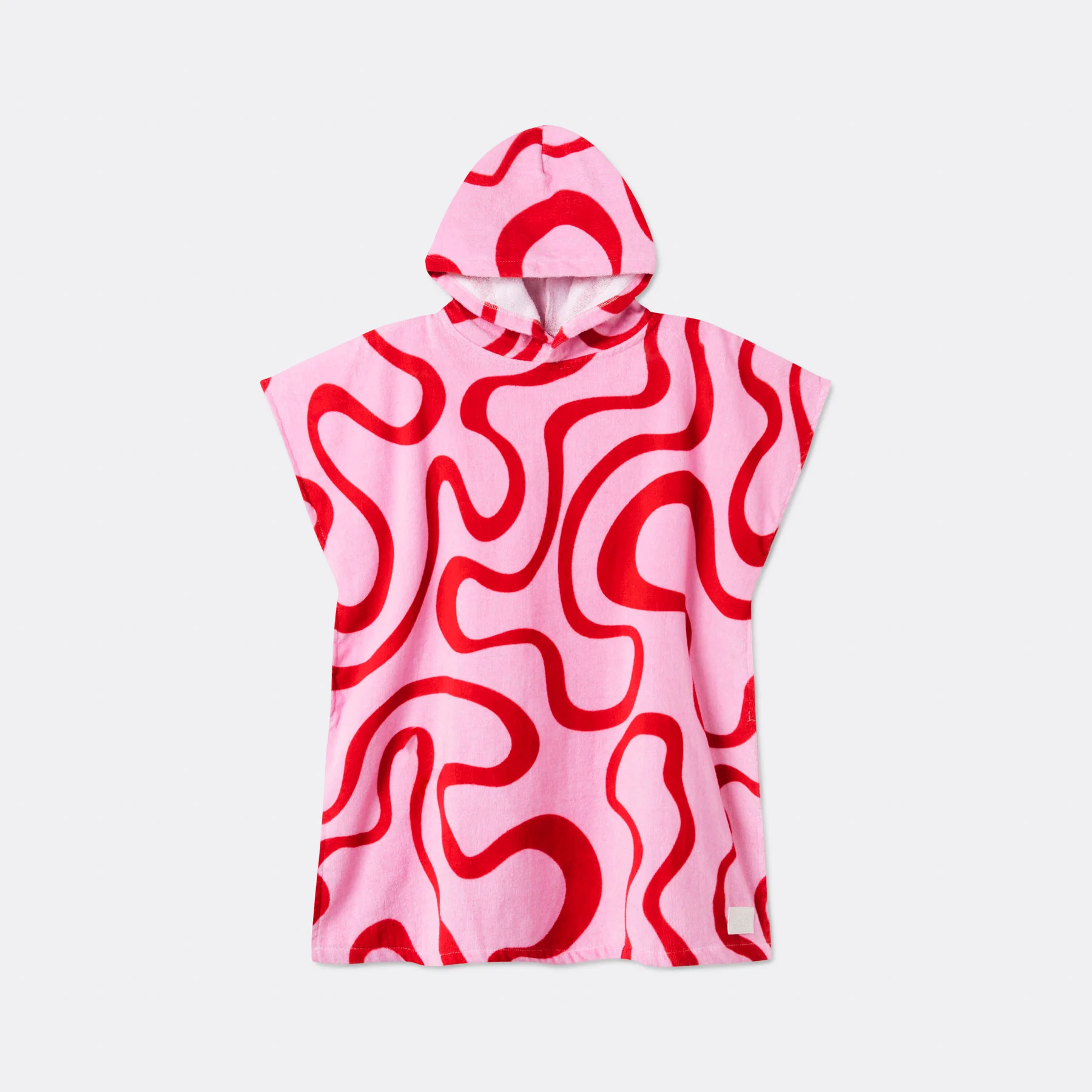 Rosa Wavy Badeponcho Barn - Image 4