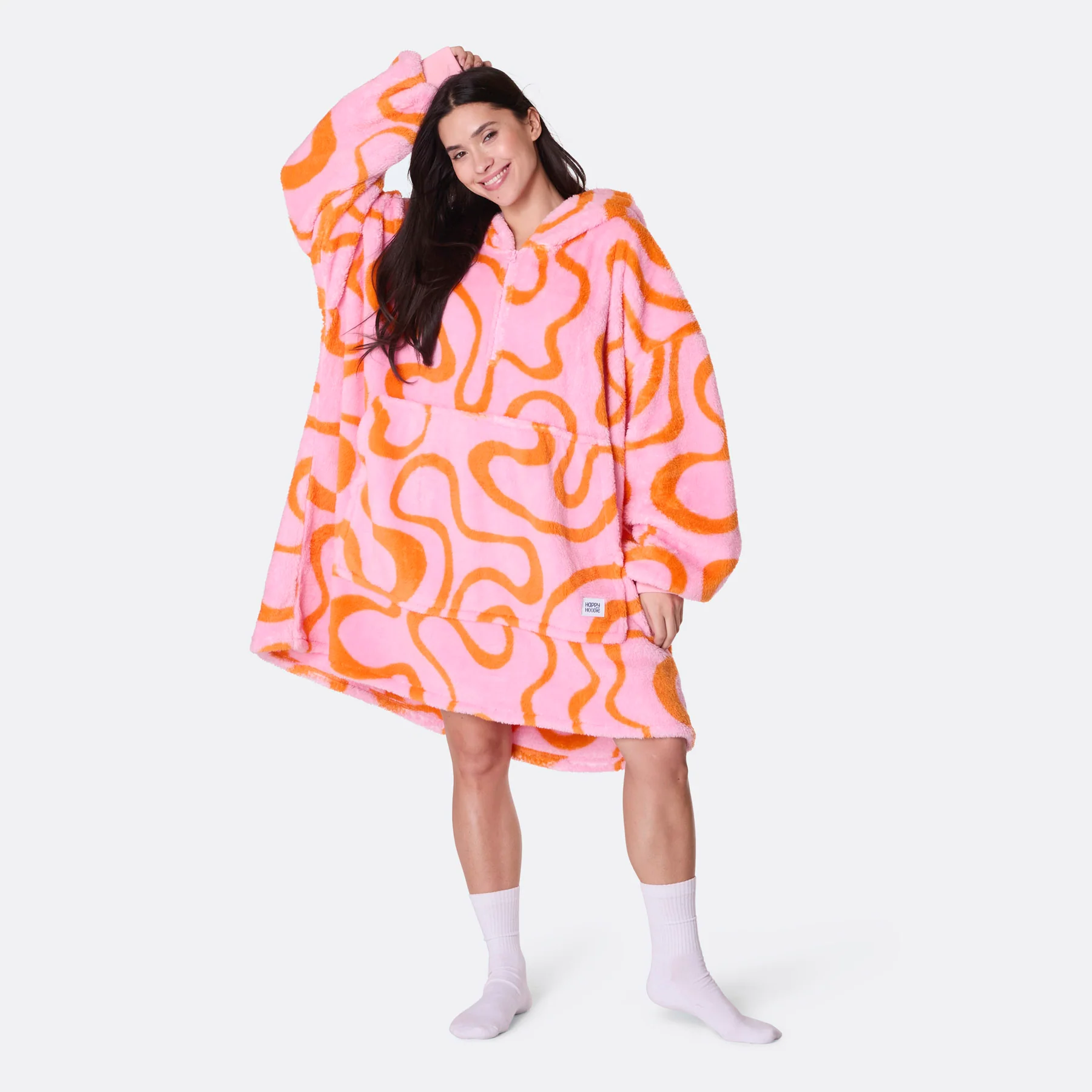 Rosa Wavy Teddy HappyHoodie