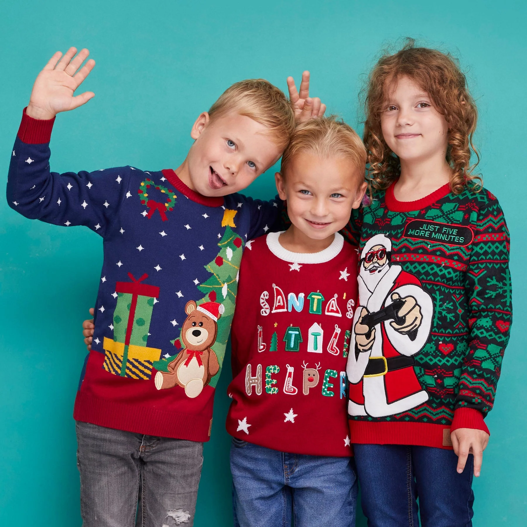 Santa's Little Helper Julegenser Barn - Image 5