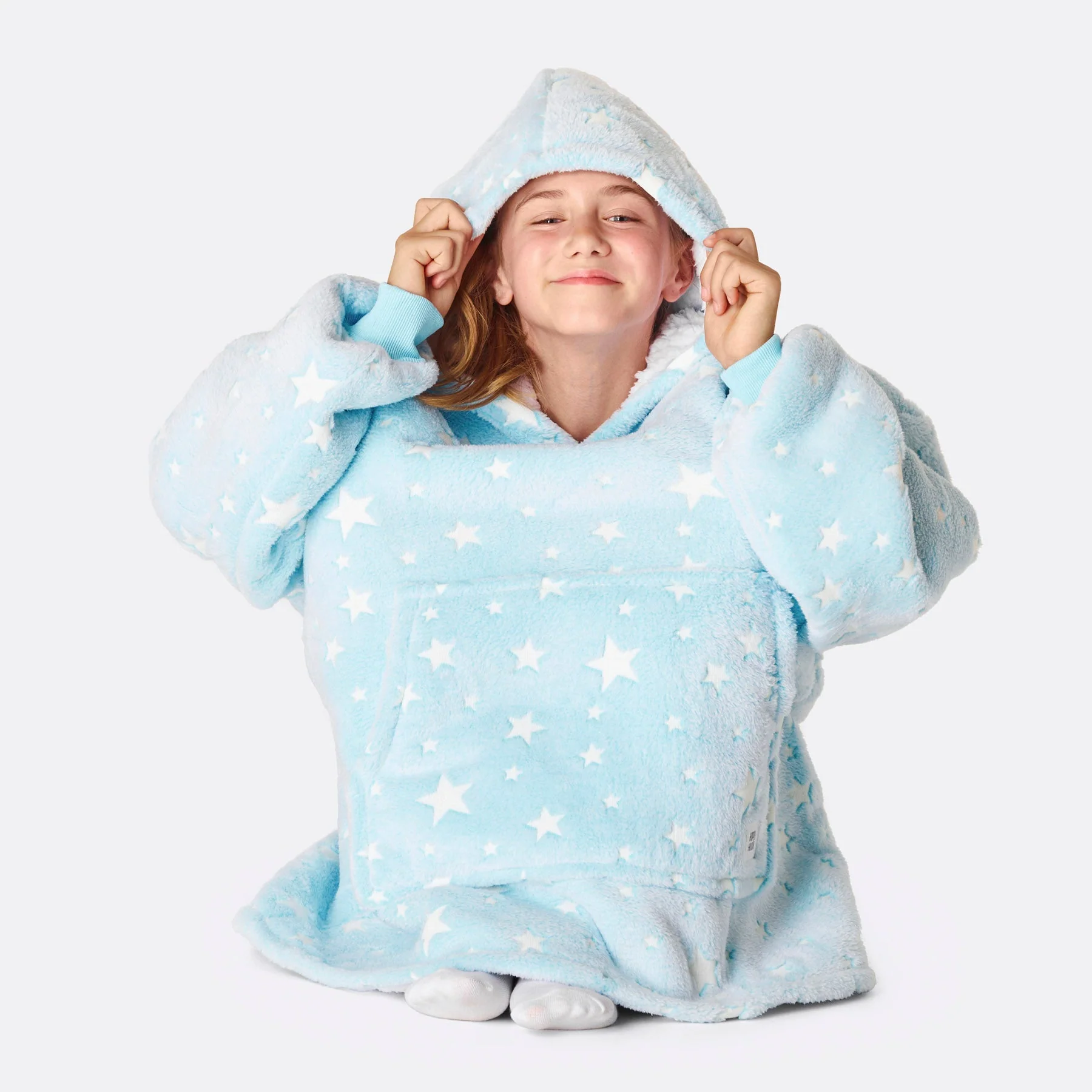 Stjerner Blå HappyHoodie Barn - Image 3