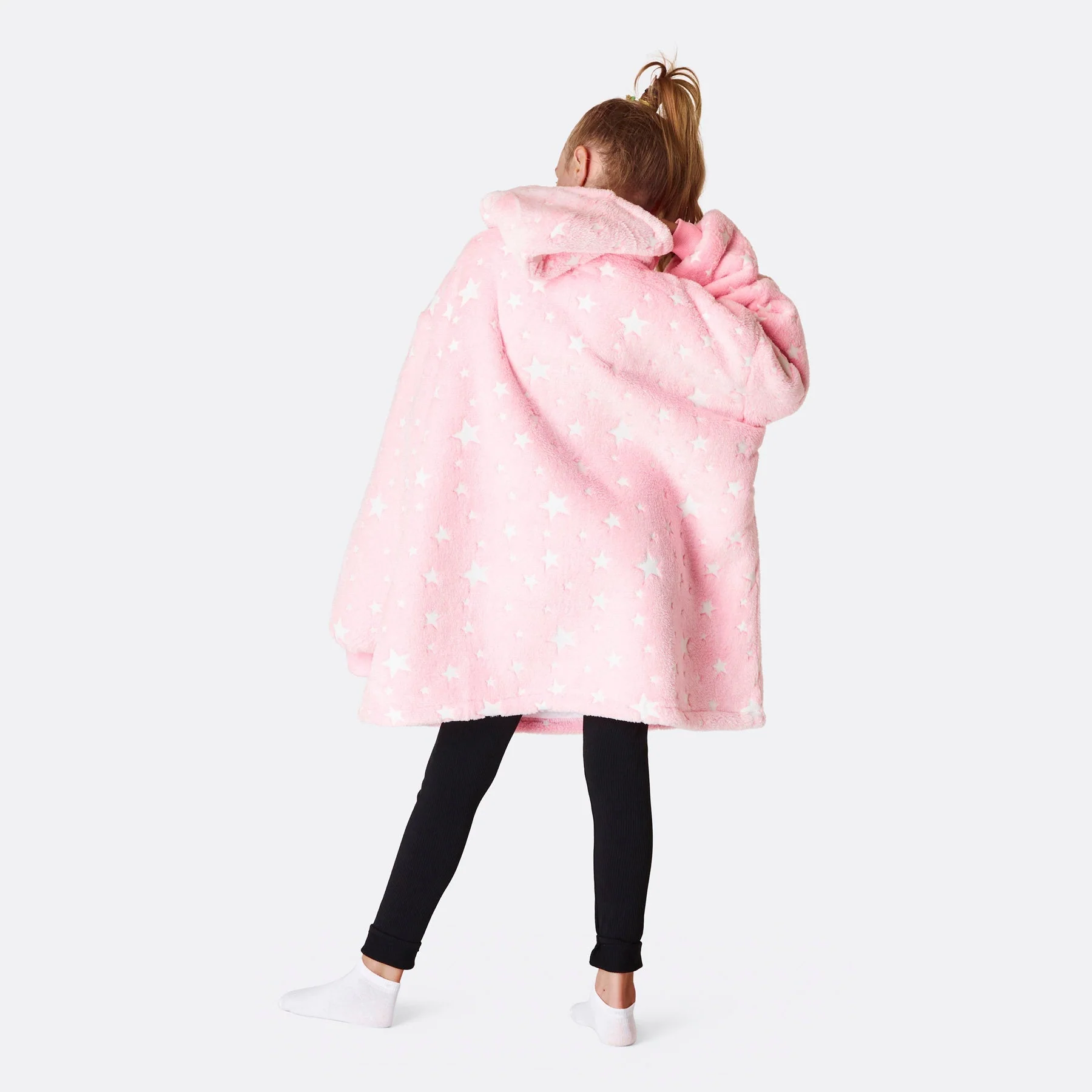 Stjerner Rosa HappyHoodie Barn - Image 4