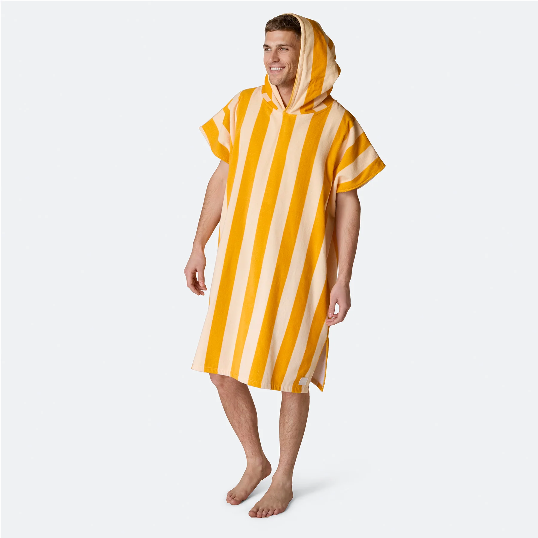 Stripete Gul Badeponcho - Image 5