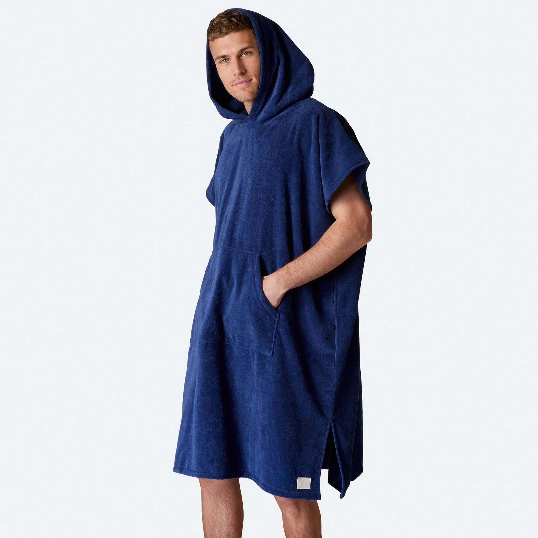 Marineblå Badeponcho - Image 3