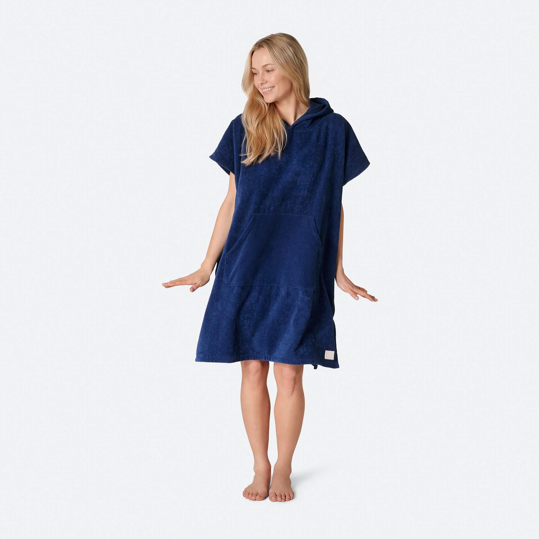 Marineblå Badeponcho - Image 7