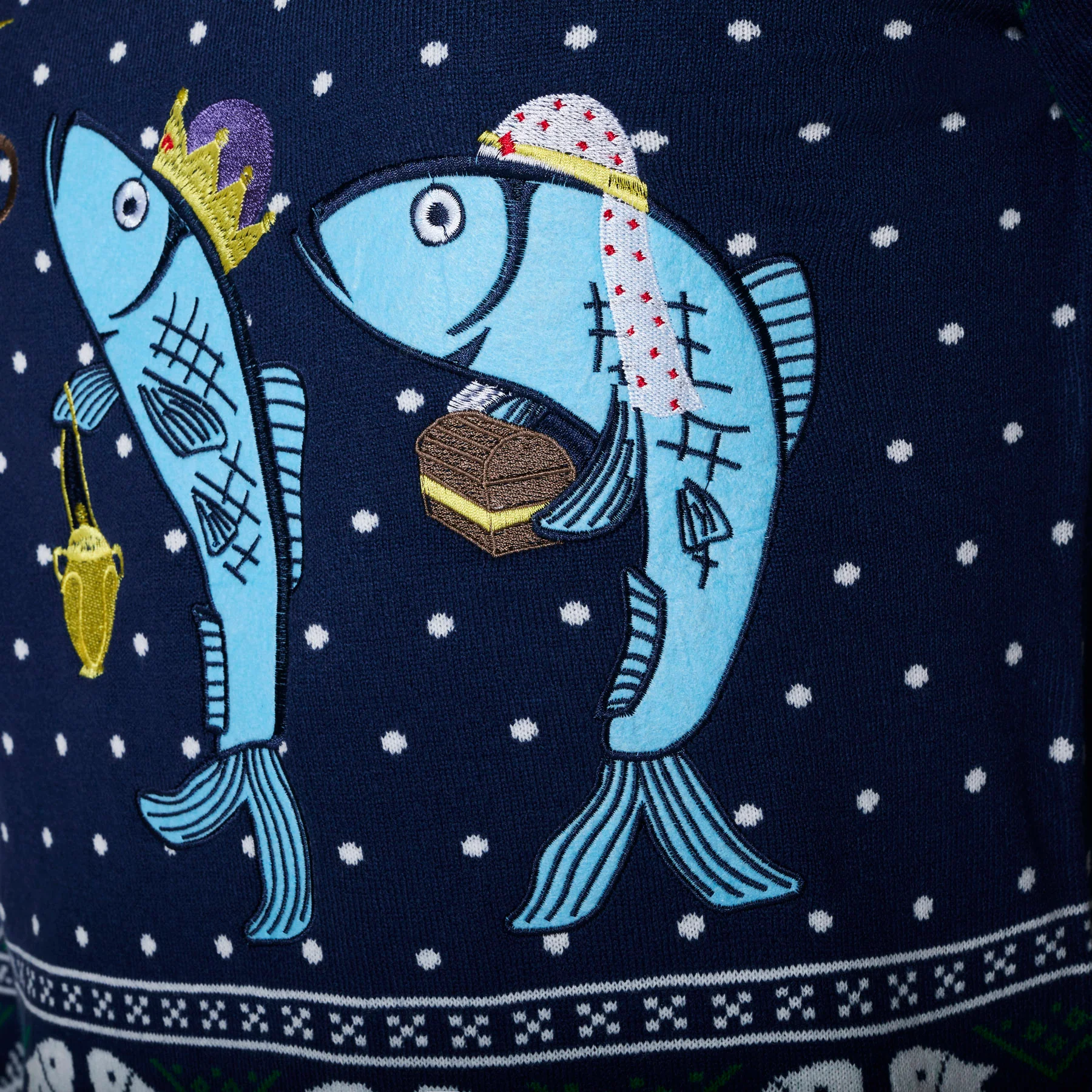 De Tre Vise Fisk Julegenser Dame - Image 6